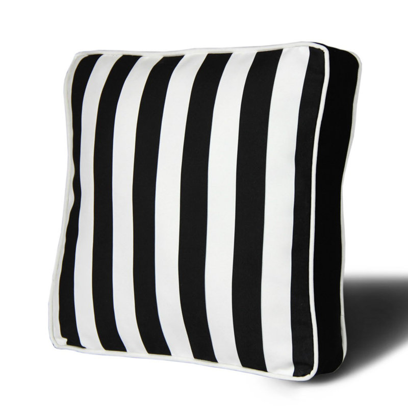 Coussin carré de qualité supérieure, 16,5 x 16,5 pouces, 50% coton / 50% polyester | Lavable et repassable avec fermeture à glissière dissimulée | Rembourrage en silicone pour un confort ultime | Housse amovible, parfaite pour la décoration intéri