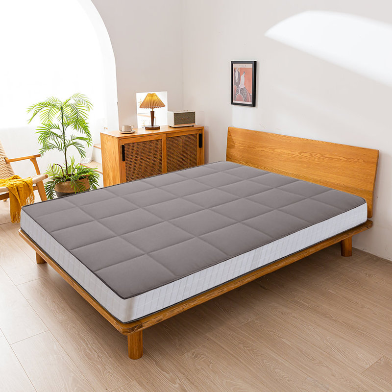 Antranigian 6" Thick Japanese Futon Mattress, Dark Gray, Queen