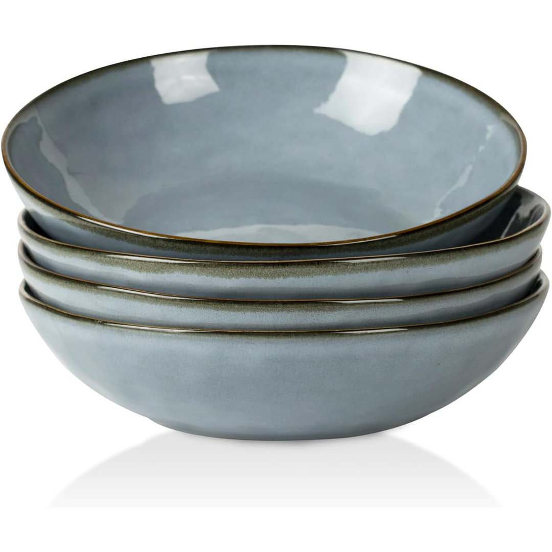 Leny 8.5'' Stoneware Large Pasta Bowl (Set of 4) Joss & Main 