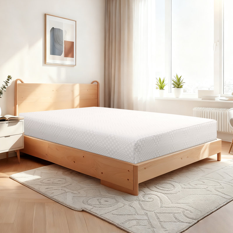 10'' Foam Mattress  Medium Memory Foam For Cool Sleep & Back Pain Relief Supports All Sleeping Positions Zero Noise, Queen