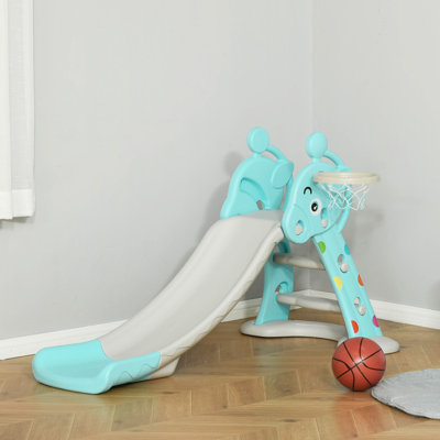 Qaba 34.25'' W Plastic Freestanding Slide