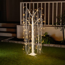 Lighted Willow Tree