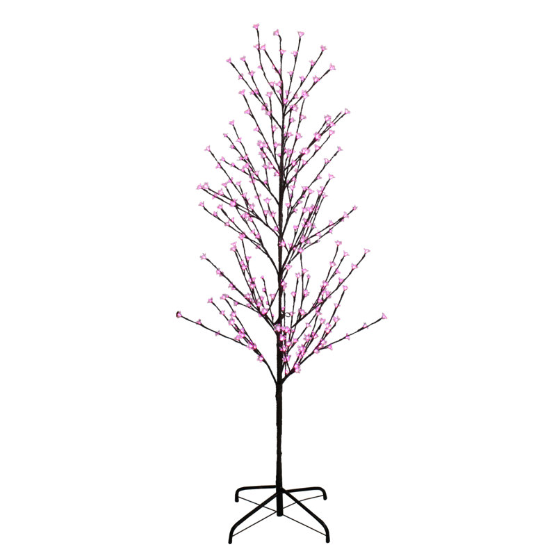 Arbre de fleurs de cerisier 6 'avec lumières DEL 6' Enchanted Garden