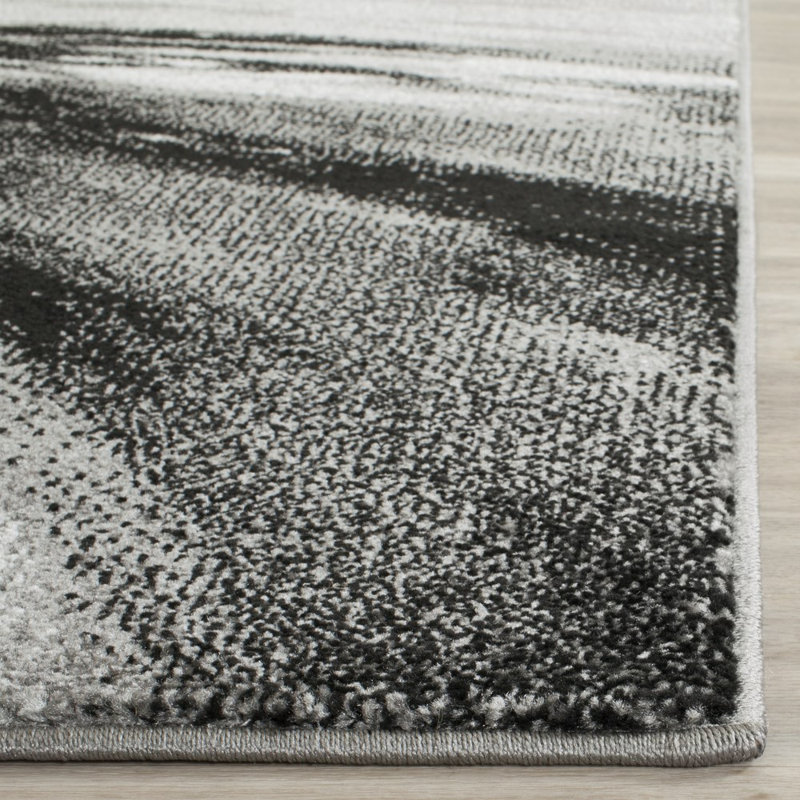 Tapis performance abstrait Acord, Carré 6 pi 7 po