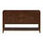 Zoe 60'' Double Bathroom Vanity Base Only in Walnut Finish