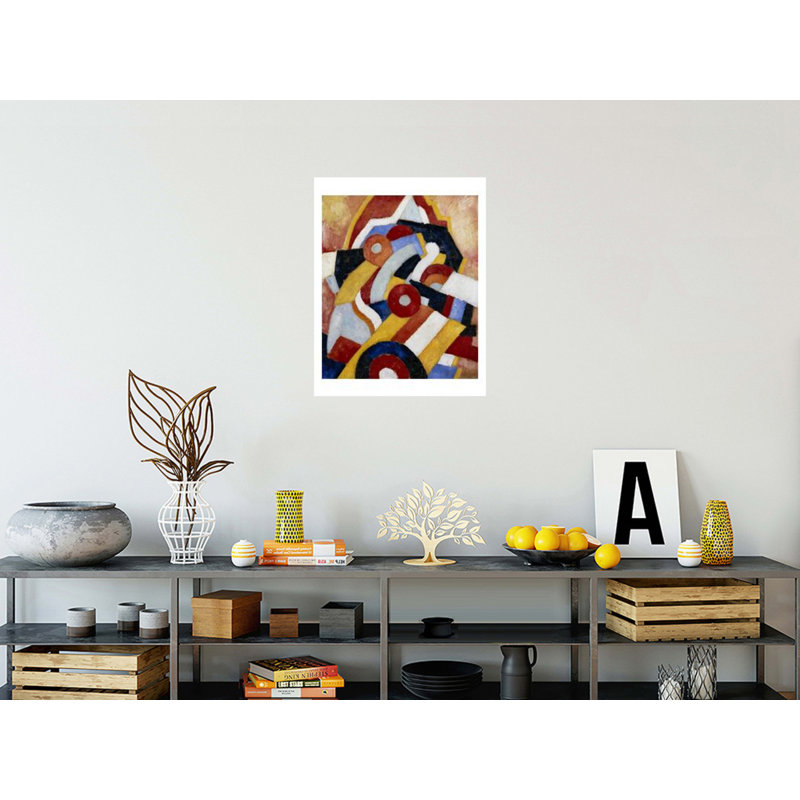 «Abstraction» par Marsden Hartley - Estampe numérique, H 28 po x l 22 po
