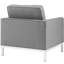 Fauteuil rembourré en tissu Loft-23593004