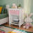 Grajales Kids Nightstand with One Drawer,White Bedside Table with Drawer and Open Partition,Modern Nightstand,Children's Bedside Table-773377099