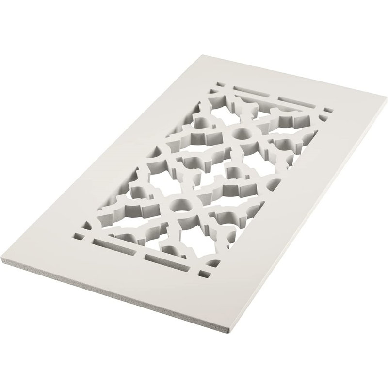 Grille en aluminium Regrol, 6 po x 12 po, Blanc