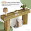 Table d'appoint rustique, console compacte, canapé