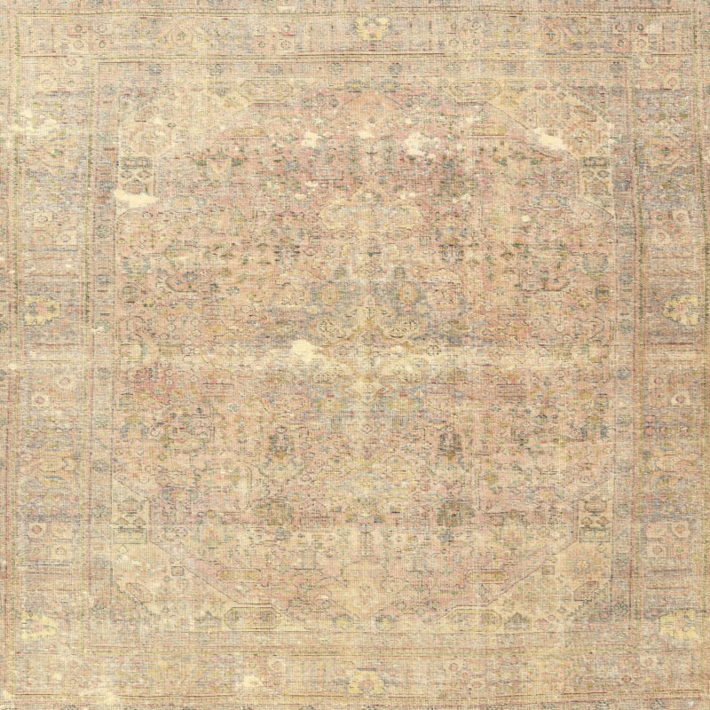 Tapis beige, Rond 6 pi