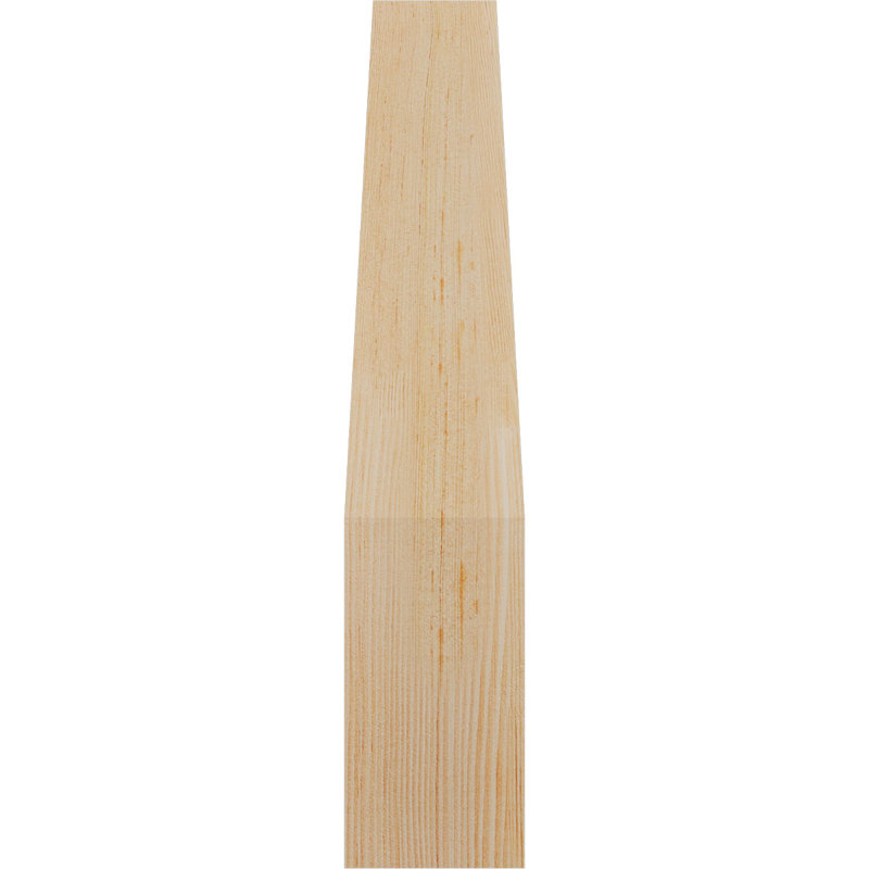 Attelle de genou traditionnelle, H 20 po x l 3,5 po x P 12 po, Douglas (lisse)