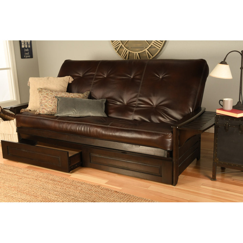 Futon et matelas 86 "Stratford, Sentier de l'Oregon de couleur java, Espresso
