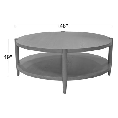 Reece 48" Round Coffee Table