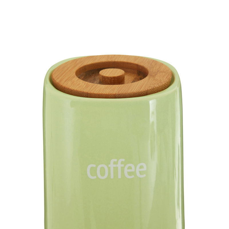 Revel Ceramic / Porcelain Jar, Green