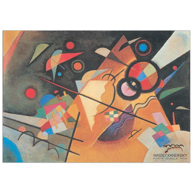 Wassily Kandinsky - No Frame Print on Wood