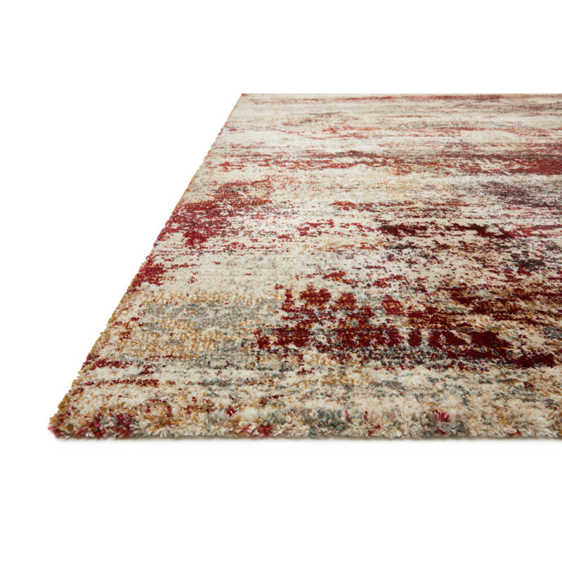 Tapis beige tissé à la machine Ballyrobert, Rectangle 7 pi 10 po x 10 pi 10 po