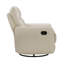 Fauteuil oscillant pivotant inclinable 1 pièce en cuir-2048444441