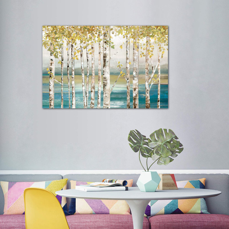 Down By The River I by Allison Pearce - Wrapped Canvas Painting, 152.5 cm H x 101.5 cm W