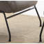 Fauteuil d'appoint et repose-pieds en cuir fleur kaki Jabel-1811950025