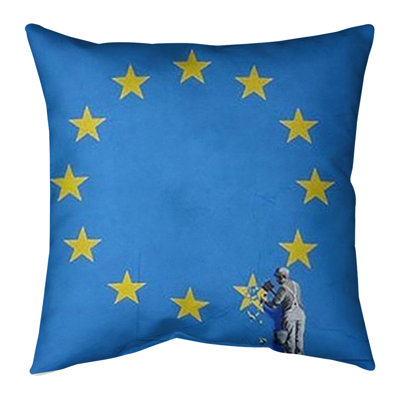 Brexit Star Pillow Cover