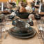 Fortessa Ston Stoneware, 10" Dinner Plate (Set of 4, Twilight-147280036