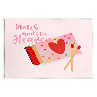 «Match Made In Heaven Romantic Matchbook» par Ashley Singleton - impression