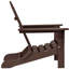 Chaise Adirondack pliante en plastique Leighton-54930202