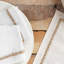 Serviettes en coton | Ensemble de 2 serviettes de table en coton brodé Céramique-1304876488-1304876491