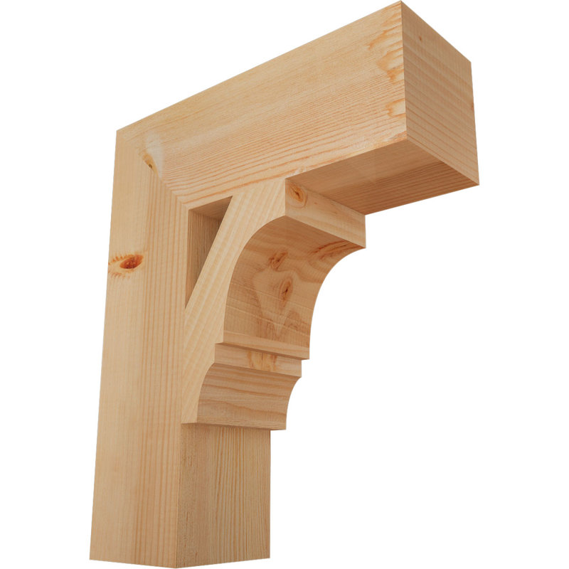 Support de bloc Balboa, Sapin de Douglas lisse, L 5 1/2 po x P 18 po x H 22 po