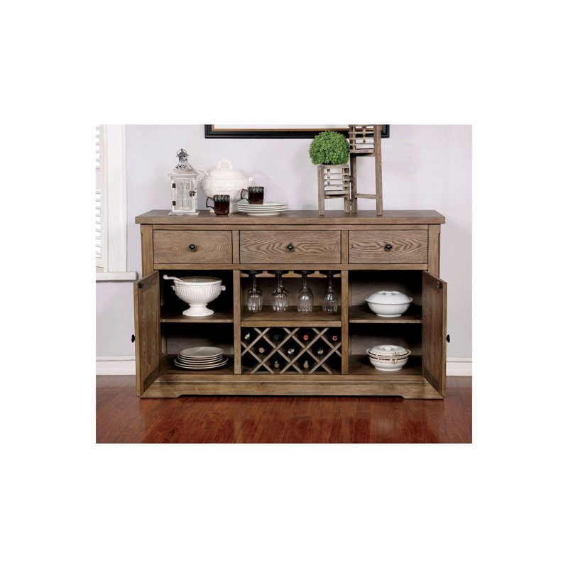 Lissette 60 " W Solid Wood Sideboard