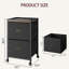 39.9cm Wide 2 -Drawer Mobile File Cabinet