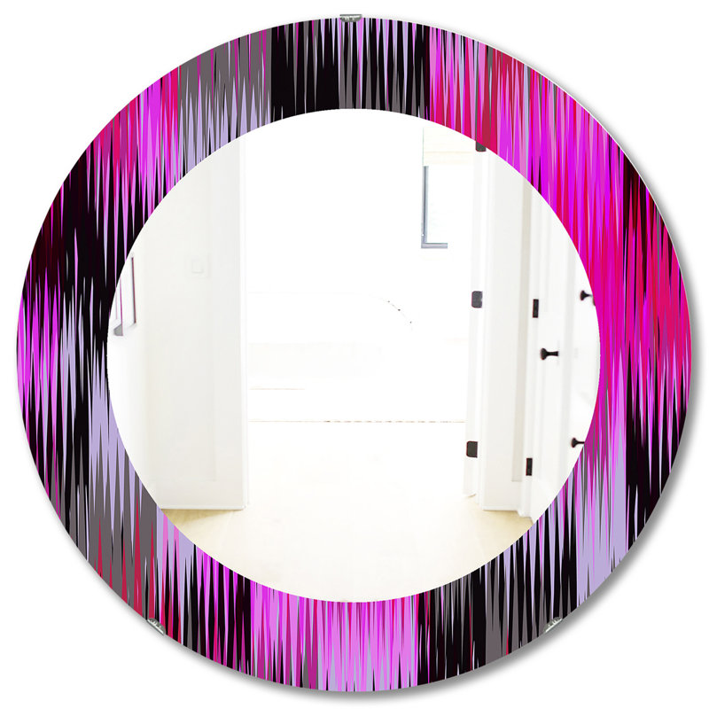 Miroir mural Ikat, H 31,5 po x l po