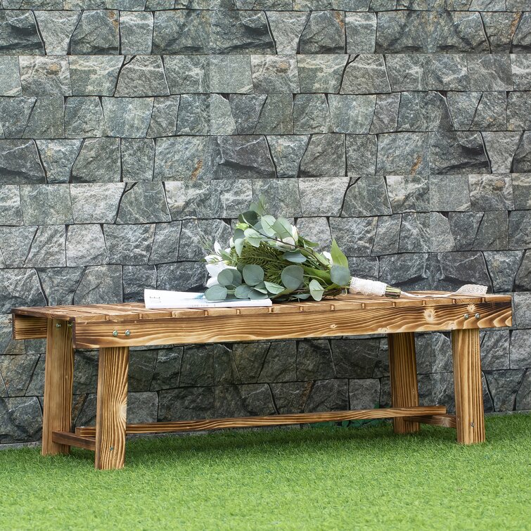 Millwood Pines Cenya Fir Outdoor Bench | Wayfair