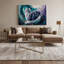 «Cats Siberian Blue», art mural sur toile-1489664517
