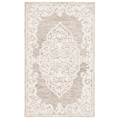 Massai Abstract Hand Tufted Wool With Cotton Cloth Backing Oriental Rug