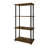 Easy Twist Assembly 4-Tier Multipurpose Shelf In Brown-124628688
