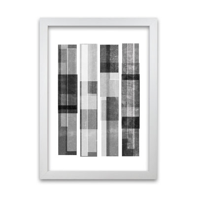 Black And White Abstract Negatives - Print