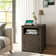 Gracie Oaks Modern Farmhouse Nightstand with Charging Station 