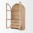 Stonewall 80” Solid Wood Curio Cabinet-127657292