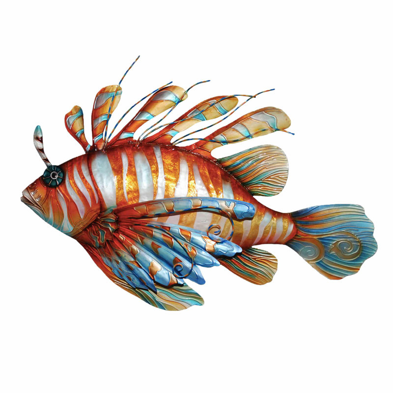 Décoration murale poisson-lion