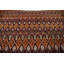 Tapis brun / orange / rouge en laine noué à la main de conception unique 8 pi 6 po x 10 pi New Age