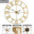  32" Oversized Analog Round Decorative Wall Clock-2072258866