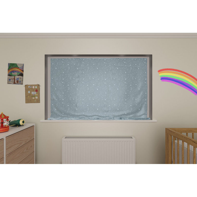 Gregers Blackout Curtain Single Panel, 100 W x 130 D cm