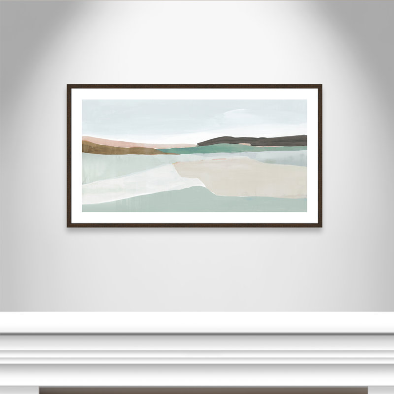 «Sole of the Land I», reproduction d'art sur papier encadrée, H 25,5 po x l 45,5 po x P 0,75 po, Brun