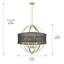 Lustre globe à 6 lumières Petitt-308103833-308103832