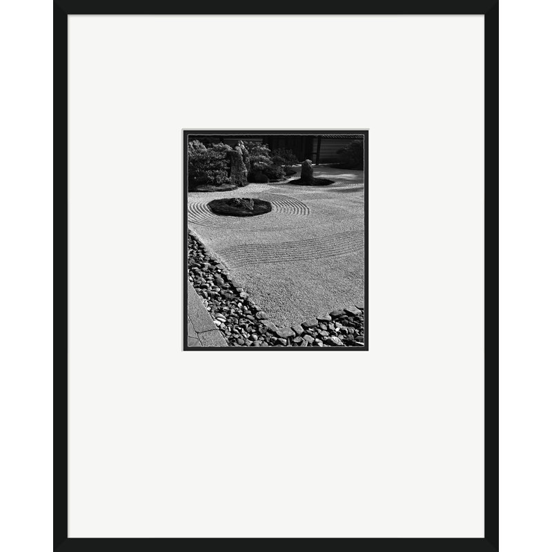 Jardin de gravier zen - photographie