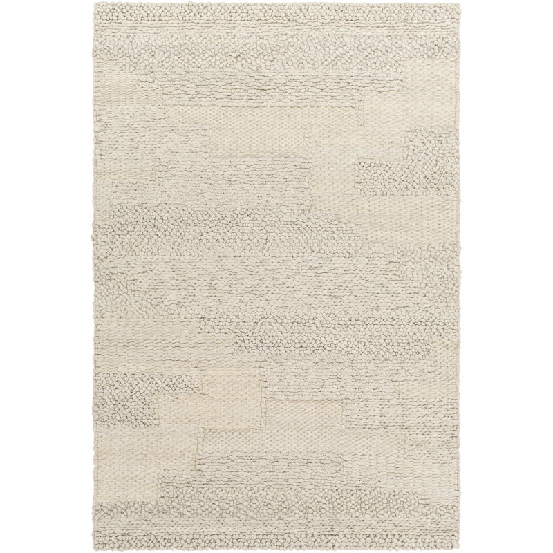 Saier Wool Geometric Indoor Rug, Rectangle 2' x 3'