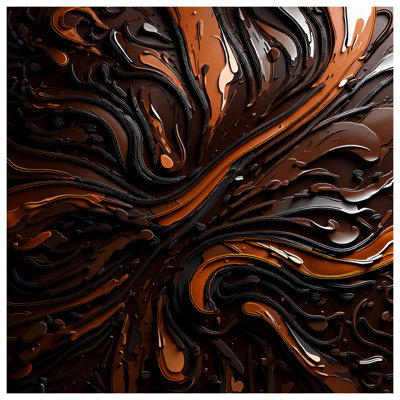 Fluid Liquid Swirls Double Sided Throw Pillows