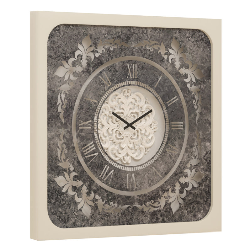 Alizaya Wood Wall Clock, 60cm H x 60cm W